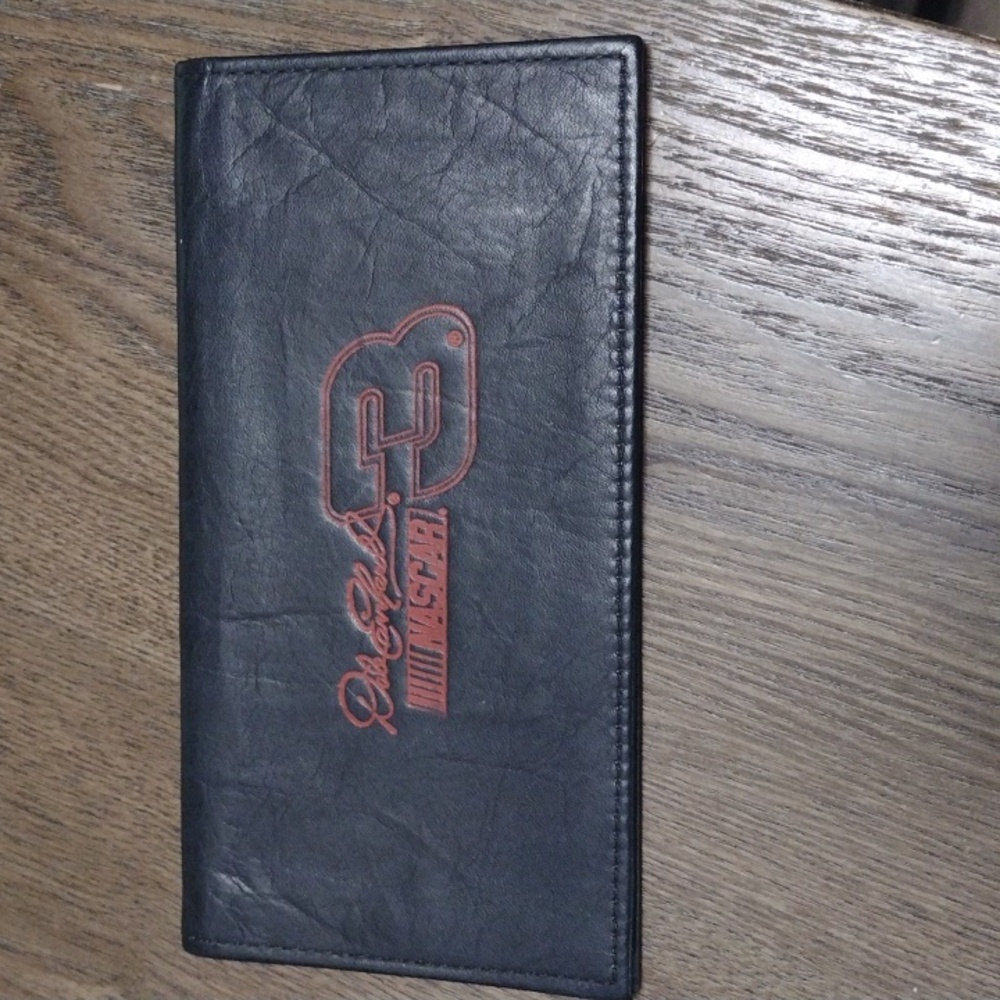 Leather checkbook cover